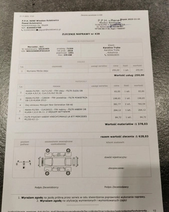 Mercedes-Benz GLC cena 164900 przebieg: 73000, rok produkcji 2018 z Słupsk małe 781